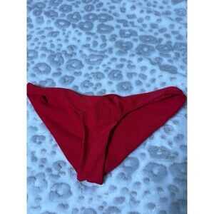 Frankie’s bikinis red bikini bottoms